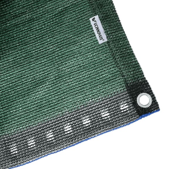 UCINNOVATE 6.5X10 ft Green Shade Cloth, 70% Sunscreen Fabric UV Resistant Mesh Shade Tarp for Heat Protection, Sunblock Plant Shade with Grommets, Sun Shade Net for Patio Greenhouse Fence Pergola