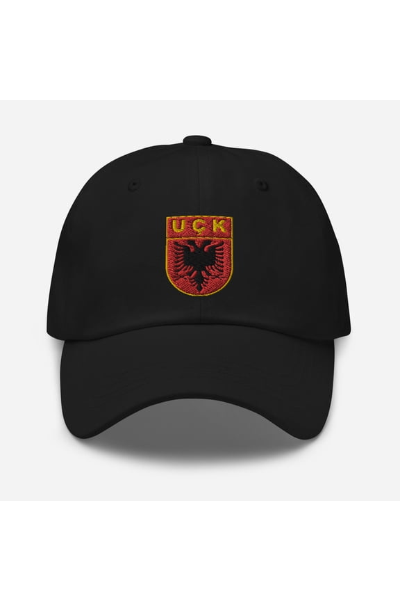 UCK Embroidered Dad Hat, UCK Hat, Ushtria Çlirimtare e Kosoves, Albanian Hat, KLA Hat, Kosovo Liberation Army