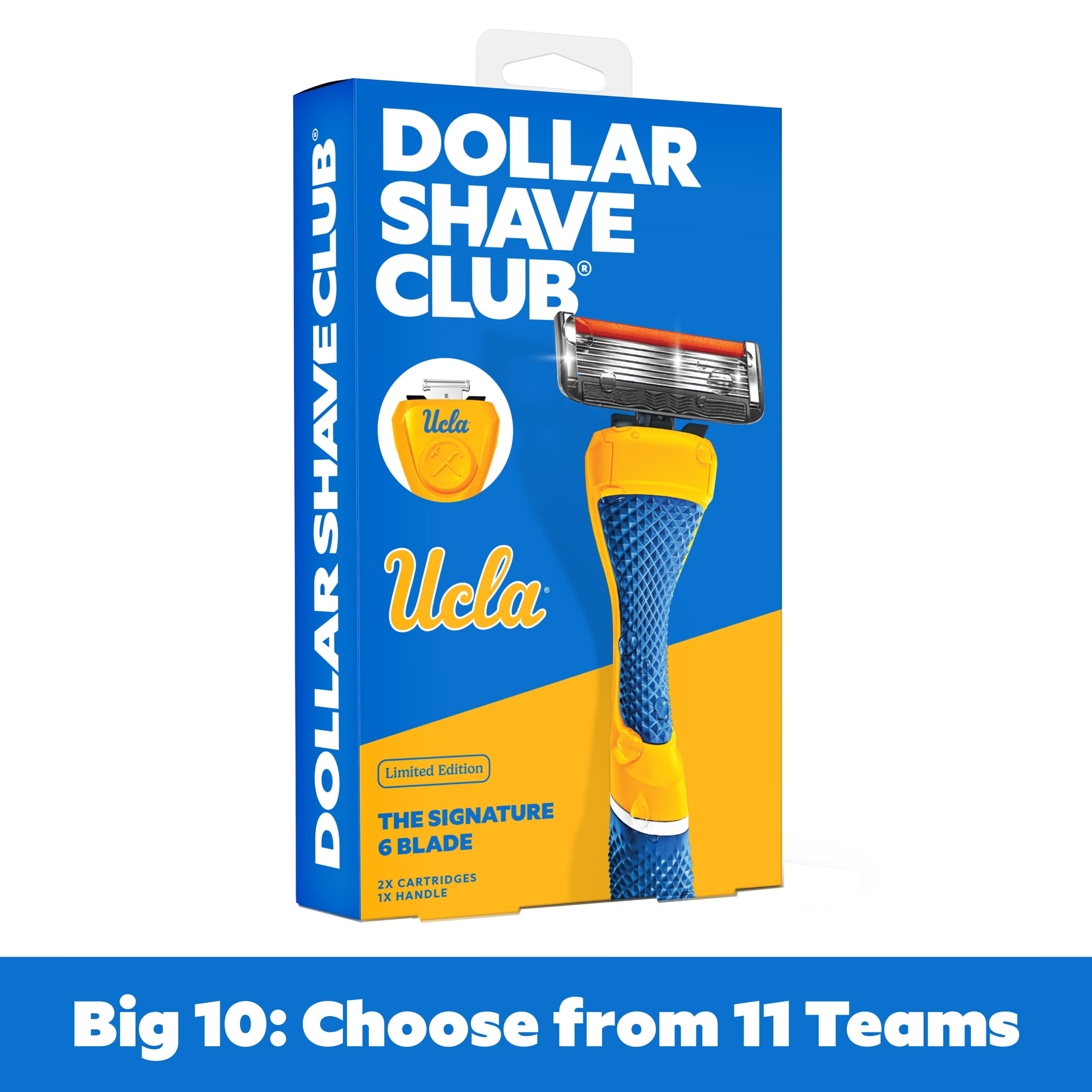 Dollar Shave Club UCLA 6-Blade Razor Starter Set