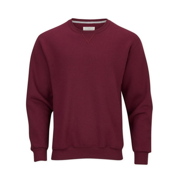 Boxercraft BM5101 Men's Fleece Crew-Maroon-2XL