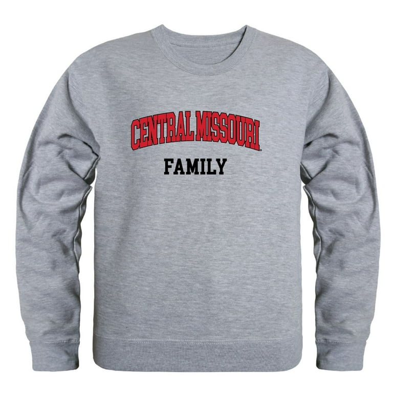 UCM University of Central Missouri Mules Family Fleece Crewneck Pullover Sweatshirt