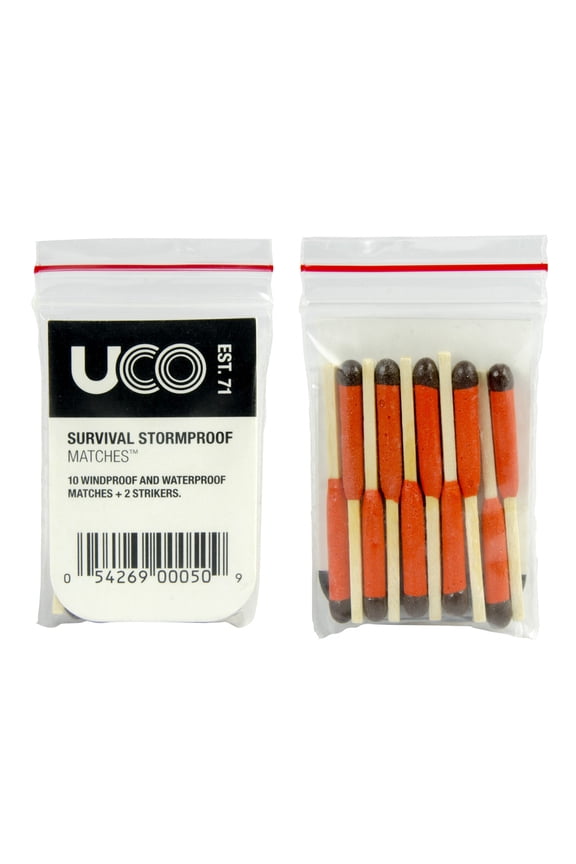 Survival Stormproof Waterproof Matches with 2 Strikers