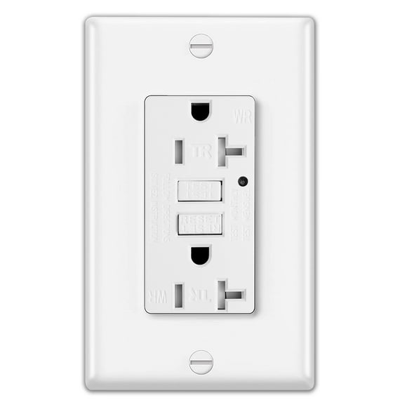 UCOMEN 20 A 125 V White Tamper Resistant Electrical Outlet