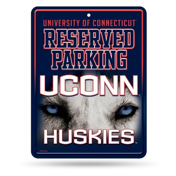 UCONN METAL PARKING SIGNS