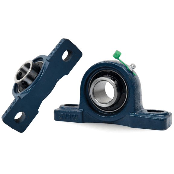 Jeremywell UCP204-12 3/4" Pillow Block Bearing, 2 Pack, Cast Iron