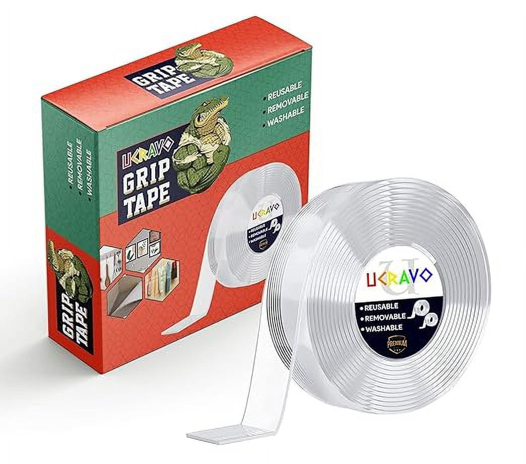 UCRAVO Double-Sided Heavy-Duty Multipurpose Removable Tape