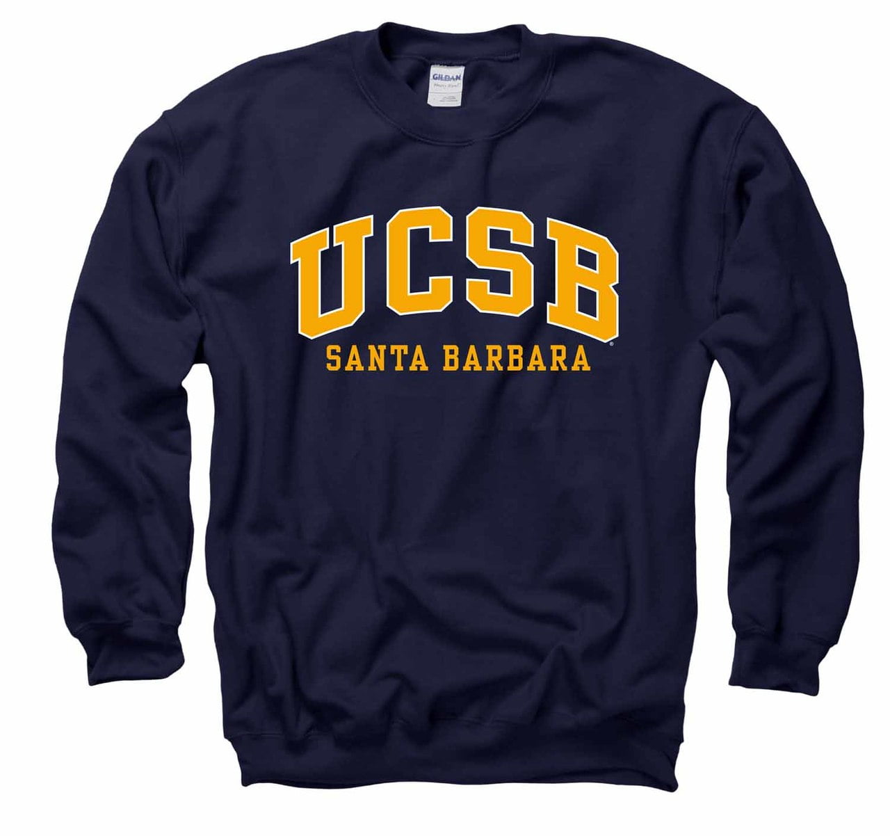 UCSB Gauchos Arch Logo Gameday Crewneck Sweatshirt Navy