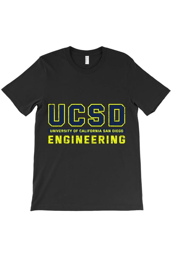 UCSD UC San Diego University Funny Engineering Vintage Graphic - Breathable Material H21085 T-Shirt, for Men and Women, Up to Size 5XL