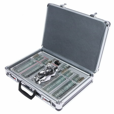 UCanSee Trial Lens Set 104pcs Optical Lenses Kit Silver Metal Rim Plastic Tray Aluminium Case