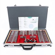 UCanSee Trial Lens Set 268pcs Optical Lenses Kit Silver Metal Rim Wooden Tray Aluminium Case