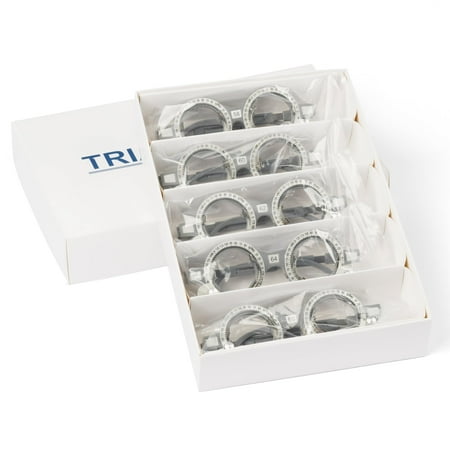 UCanSee 5pcs Optical Aluminum Alloy Trial Lens Frame Fixed PD 58/60/62/64/66mm Pupillary Distance