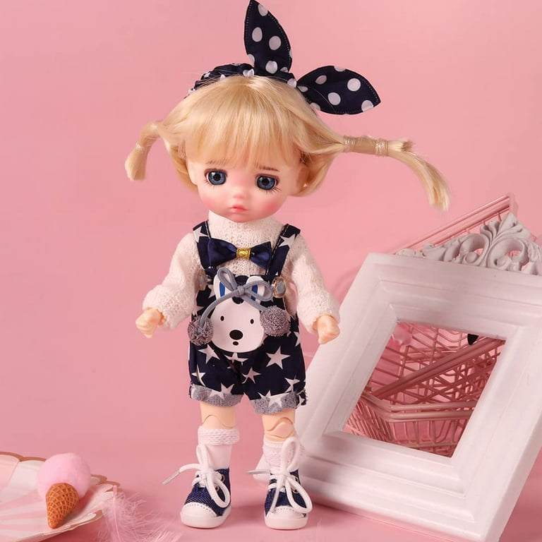 UCanaan Bjd Dolls 1/8 SD Dolls 18 Ball Jointed Doll DIY Fashion