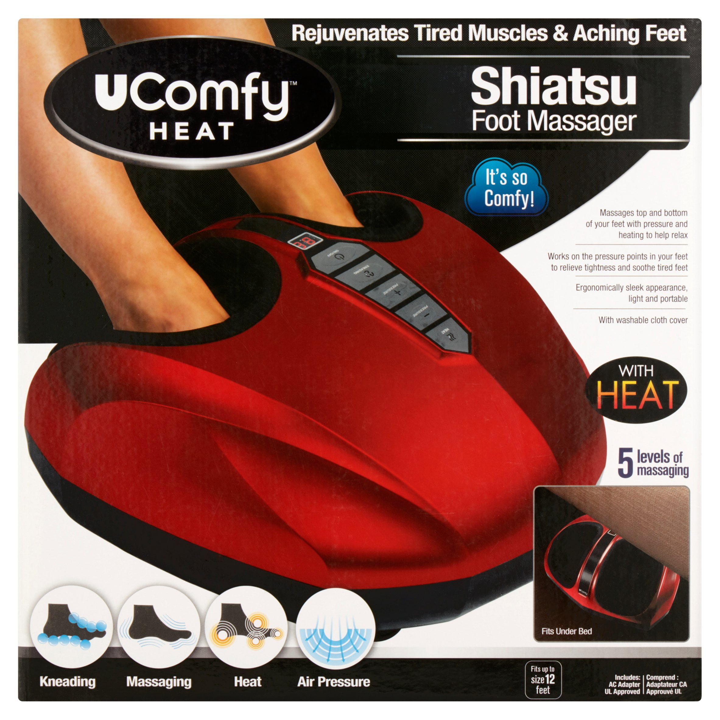 Shiatsu Foot Massager with Heat