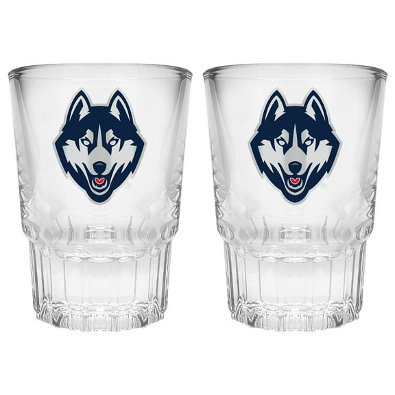 UConn Huskies 2-Piece Prism Shot Glass Set