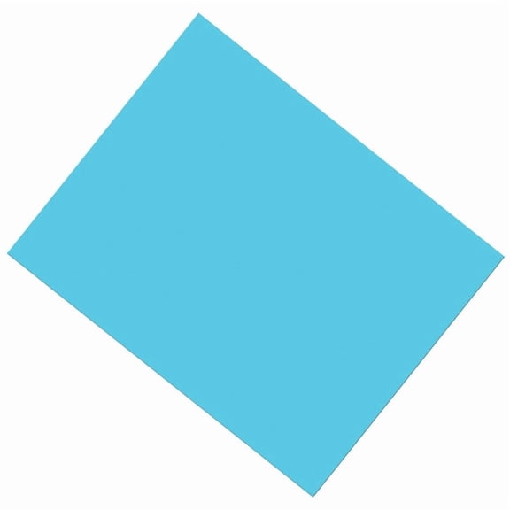 UCreate Coated Poster Board, Light Blue, 22" x 28", 25 Sheets