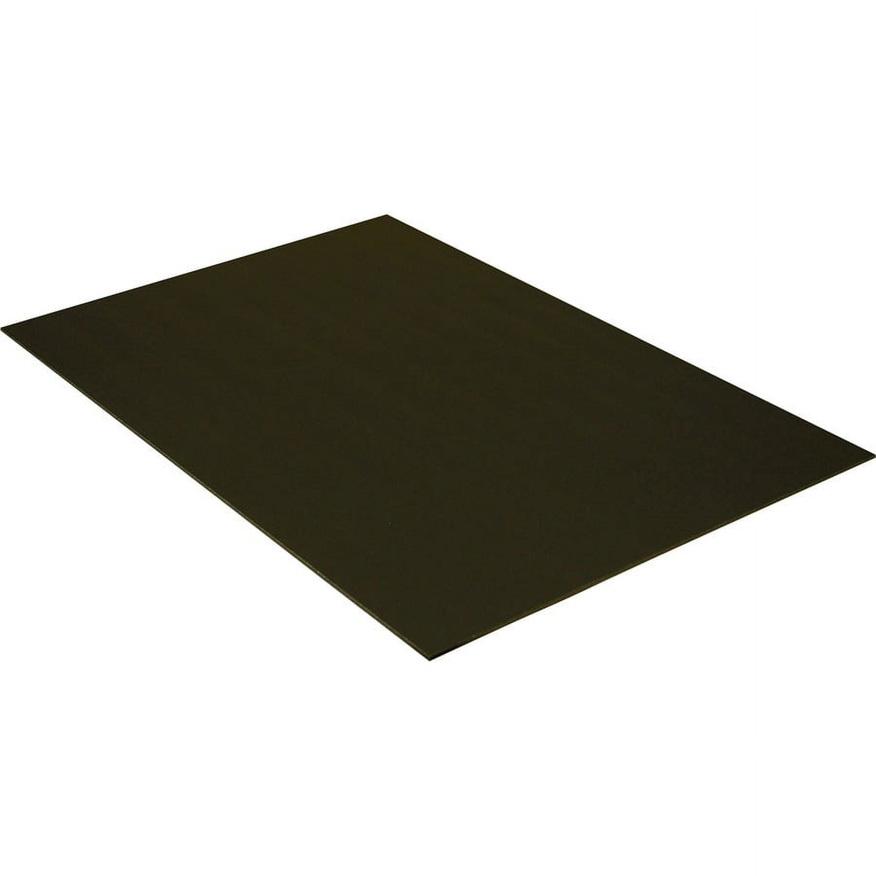 Foam Core Backing Board 3/16 Black 1 Side Self Adhesive 16x20- 5 Pack.  Many Sizes Available. Acid Free Buffered Craft Poster Board for Signs,  Presentations, School, Office and Art Projects 