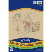 PACON Art1st Manila Drawing Paper, 9" x 12" Lightweight Paper, 50 Sheets