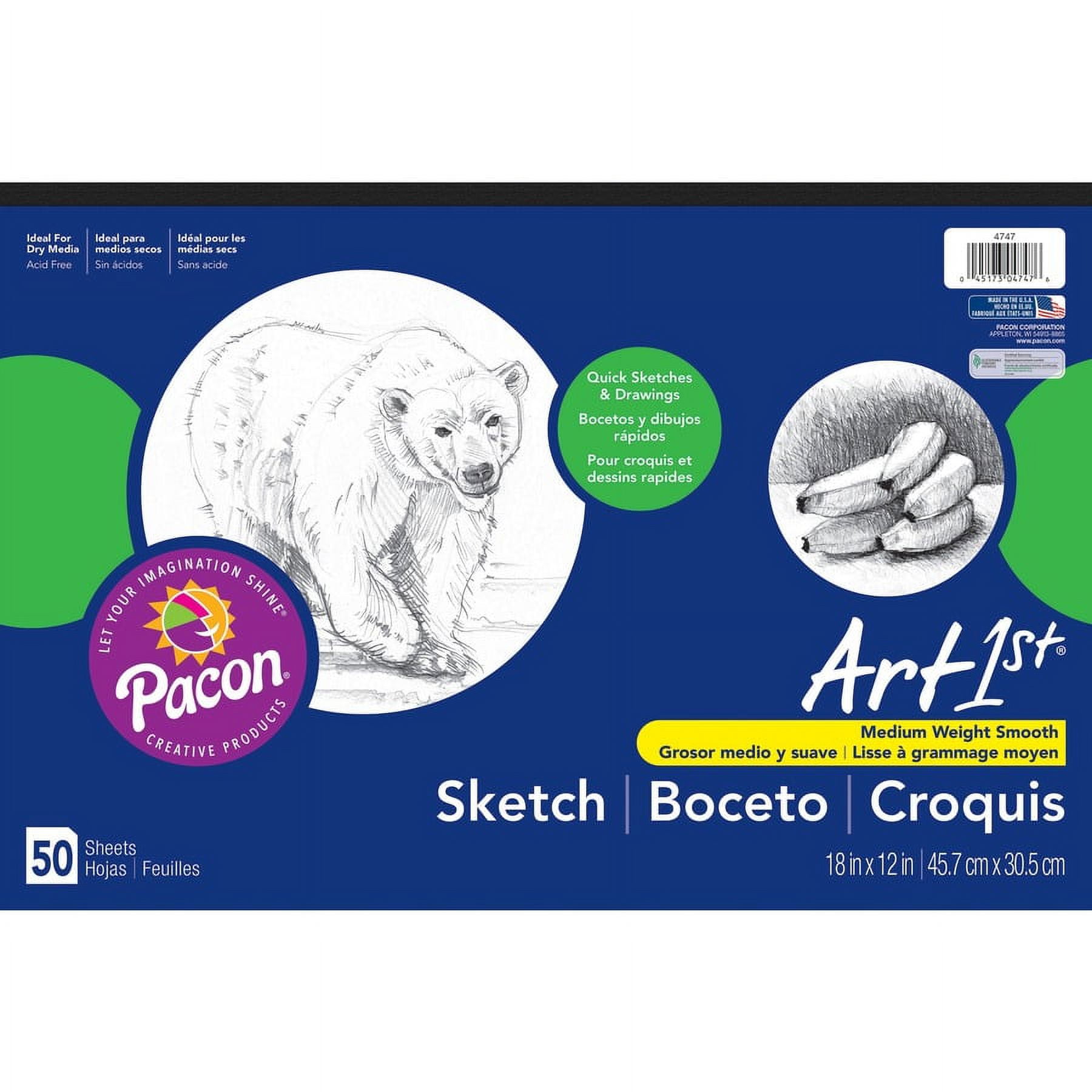 UCreate Medium Weight Acid Free Sketch Books - 30 Sheets - Spiral - 9 UCreate Medium Weight Acid Free Sketch Books - 30 Sheets - Spiral - 9