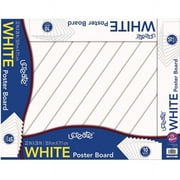 UCreate Poster Board Package - Multipurpose - 28"Height x 22"Width - 10 / Pack - White | Bundle of 2 Packs