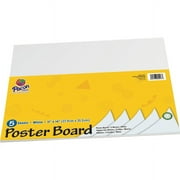 UCreate Poster Board Package - Poster, Sign, Art, Office Project, Home Project, Chart - 11"Width x 14"Length - 5 / Pack - White | Bundle of 2 Packs