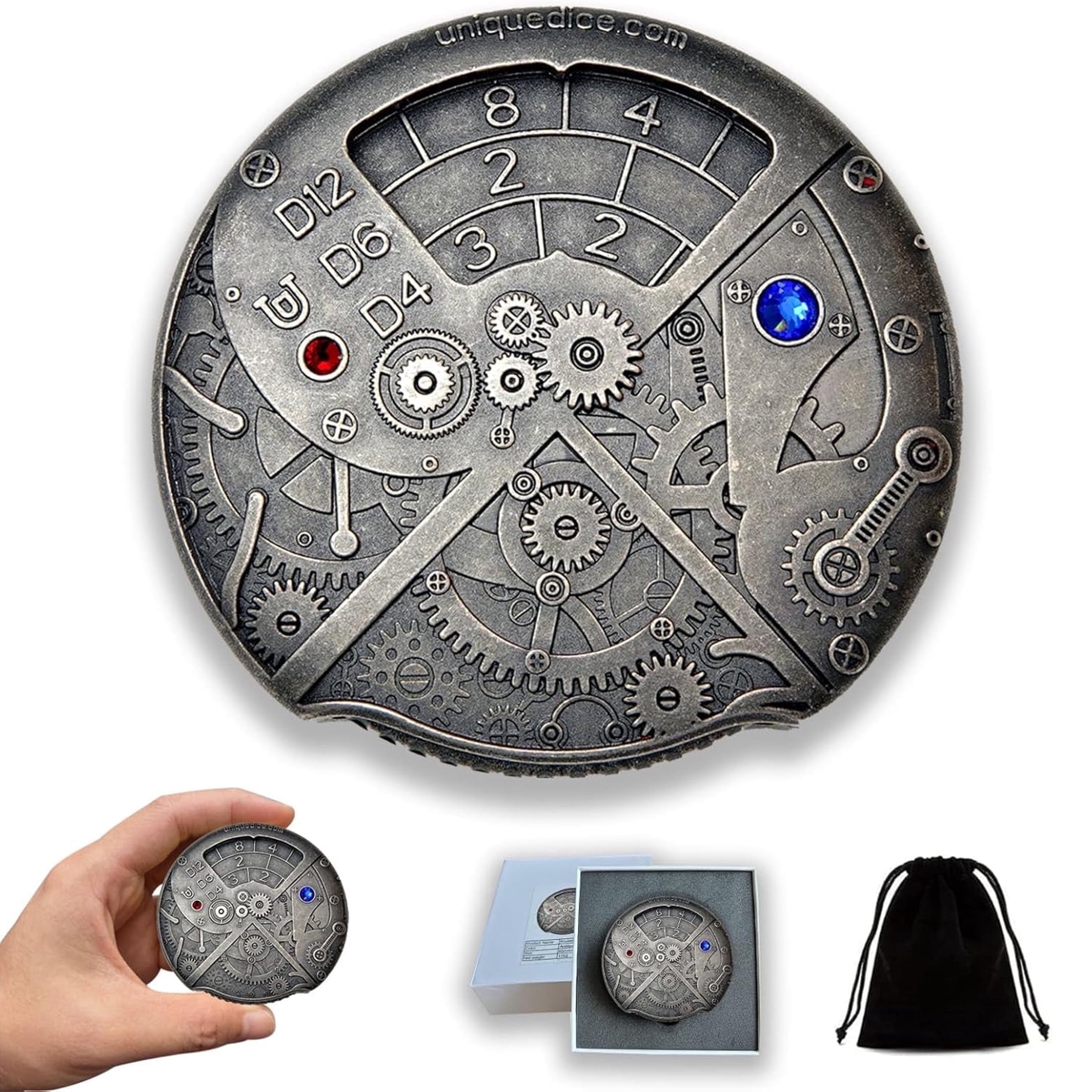 Unique Dice Roulette Metal Hollow Role Playing Dice Set - Walmart.com