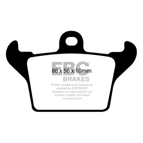 UD1034/ EBC OE Brake Pads Fits select: 2003-2006 DODGE VIPER, 2005-2008 FERRARI F430