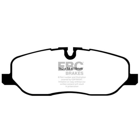 UD1098/ EBC OE Brake Pads Fits select: 2005-2009 LAND ROVER LR3, 2006-2009 LAND ROVER RANGE ROVER SPORT
