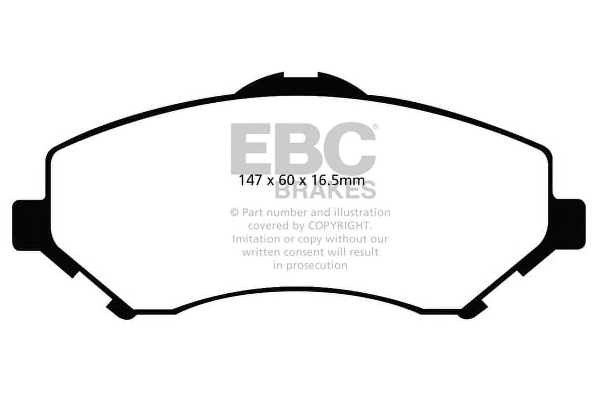 UD1273/ EBC OE Brake Pads Fits select: 2015-2019,2021 JEEP WRANGLER UNLIMITED