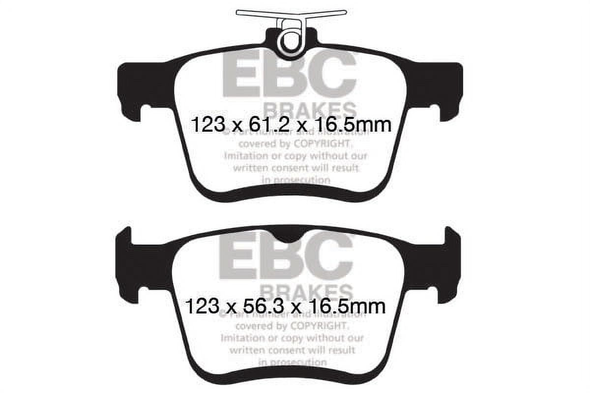 UD1761/ EBC OE Brake Pads Fits select: 2019-2022 VOLKSWAGEN JETTA, 2018-2023 VOLKSWAGEN TIGUAN