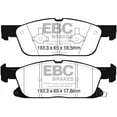 thumbnail image 1 of UD18181/ EBC OE Brake Pads Fits select: 2017-2020 LINCOLN MKZ, 2017-2020 LINCOLN CONTINENTAL, 1 of 4