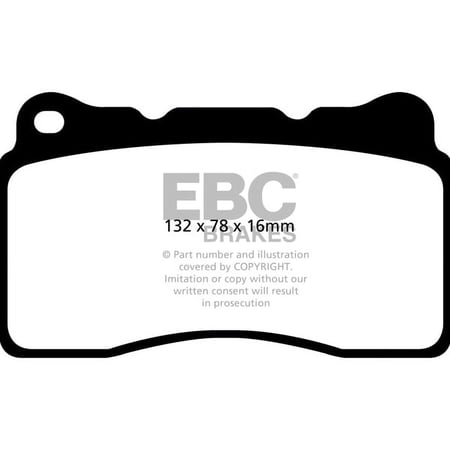 UD1836/ EBC OE Brake Pads Fits select: 2016-2017 CADILLAC ATS, 2016-2020 CADILLAC CT6