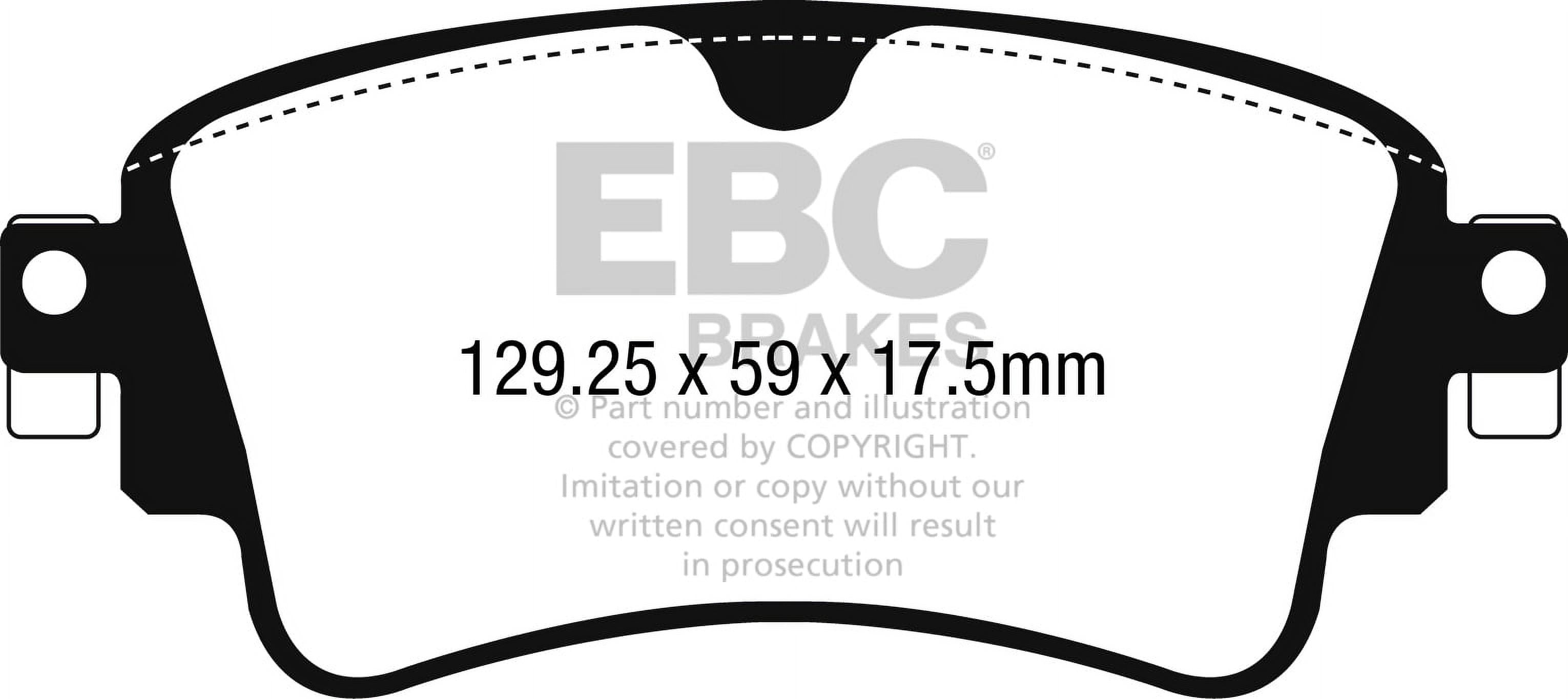 UD1898/ EBC OE Brake Pads Fits select: 2018-2023 AUDI Q5, 2017-2023 AUDI A5