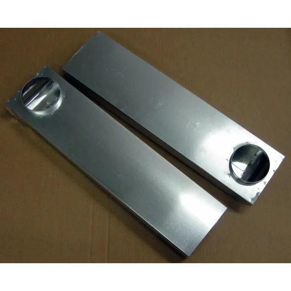 UD48 4" Dryer Vent Space Saver Aluminum Venting Duct 90 Inlet / 90 Outlet