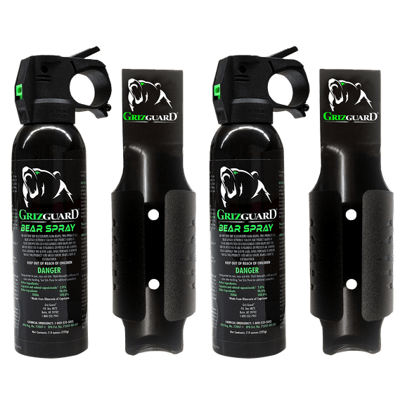 UDAP Griz Guard Bear Pepper Spray with Holster, 7.9 oz, 2 Pack, 225GG2