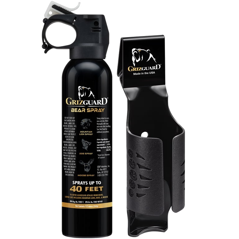 UDAP Bear Spray With Holster – Most Powerful Fog Spray For Hiking & Camping Safety