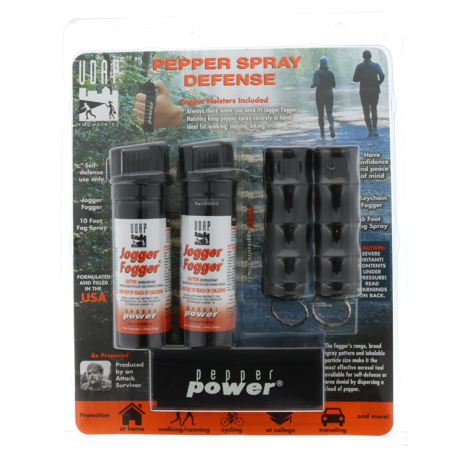 UDAP Pepper Spray Defense Jogger New
