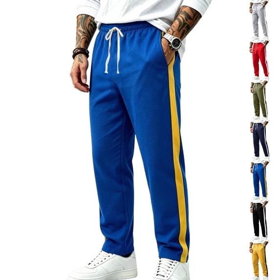 UDAUDU Baggy Sweatpants Men Wide Leg Drawstring Relaxed Fit Casual Athletic Streetwear Workout 2026 Pants 3XL