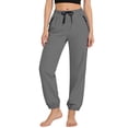 thumbnail image 1 of UDAUDU Hiking Pants for Women Quick Dry Casual Lightweight Waterproof Gym Workout Athletic Cargo Pockets Pants Gray XL, 1 of 2