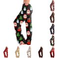 thumbnail image 1 of UDAUDU Matching Christmas Pajamas for Women Sleepwear Christmas Print Lounge Pants Drawstring Stretch Casual Pajama Pants 3XL, 1 of 6
