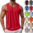 thumbnail image 1 of UDAUDU Men's Tank Top Casual Gym Workout Muscle Sleeveless Shirts Quick Dry Cooling UPF 50+ Tank Tops Casual Daily Wear Gym Workout Outdoor Activities Shirts 2XL, 1 of 9