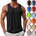 thumbnail image 1 of UDAUDU Men's UPF 50+ Quick Dry Tank Tops Athletic Muscle Tee | Sleeveless Workout Shirts for Athletic Gym Running Beach Swimming Outdoor Sports 3XL, 1 of 9