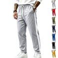 thumbnail image 1 of UDAUDU Men's Wide Leg Sweatpant Athletic Lounge Baggy Pants with Pockets Drawstring Trouser Casual Workout Open Bottom Sweatpant 2XL, 1 of 9