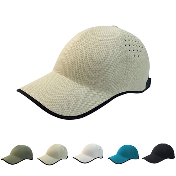 UDAUDU Seamless Packable Baseball Cap for Men & Women Lightweight Sports Baseball Cap, Ultra-Breathable Washable & Portable Quick-Dry Hat for Golf Travel (Beige)