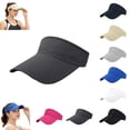 thumbnail image 1 of UDAUDU Sports Sun Visor for Women Men Lightweight Summer Cooling Stretchy Visors Hats Women's Ponytail Hat for Golf, Running, Beach Tennis, 1 of 8