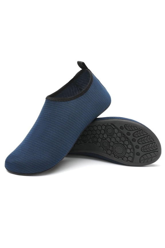 Water Shoes for Women & Men Swim Pool Comfortable Barefoot Aqua Yoga Socks Flexible Vacation Sport Shors Quickly Dry Slip on 2026 New Water Shoes Blue