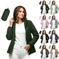 thumbnail image 1 of UDAUDU Women's Rain Jacket Waterproof Lightweight Packable Raincoat with Hood for Golf Hiking Travel Windbreaker Army Green S, 1 of 10