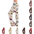 thumbnail image 1 of UDAUDU Womens Christmas Pajamas Pants Soft Cute Graphic Pj Pants Drawstring Stretch Casual Pajama Pants L, 1 of 6