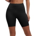 thumbnail image 1 of UDAUDU Womens High Waist Workout Shorts Tummy Control Workout Comfortable Yoga Gym Athletic Biker Shorts Black 2XL, 1 of 5