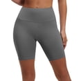 thumbnail image 1 of UDAUDU Womens High Waist Workout Shorts Tummy Control Workout Comfortable Yoga Gym Athletic Biker Shorts Gray M, 1 of 5
