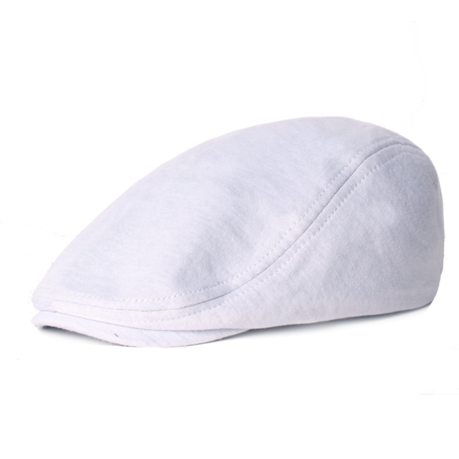 UDAXB Mens Summer Beret Hat Fashion Solid Hats for Men 2023 ,White , Clearance (Buy 2 get 1 free) 